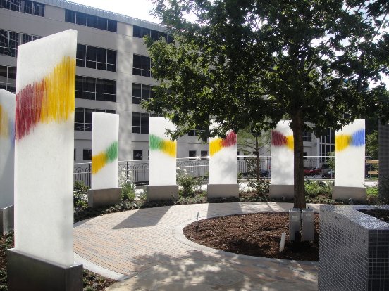 Children's Medical Center Garden Glass Panels